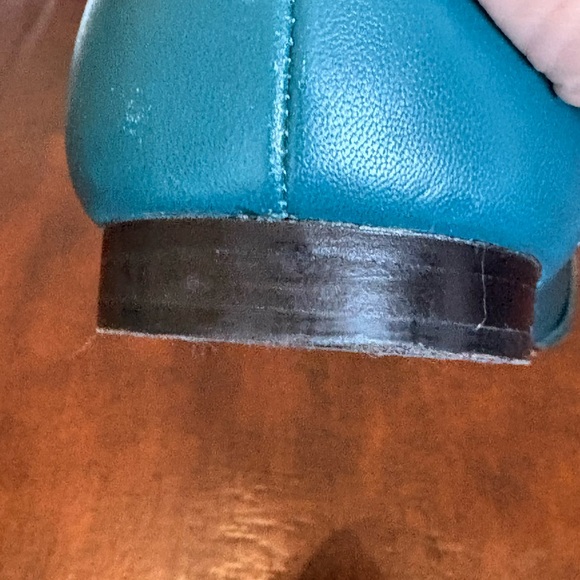 Talbot’s Women's Leather Loafers in Beautiful Teal Size 8-1/2M - Picture 8 of 15